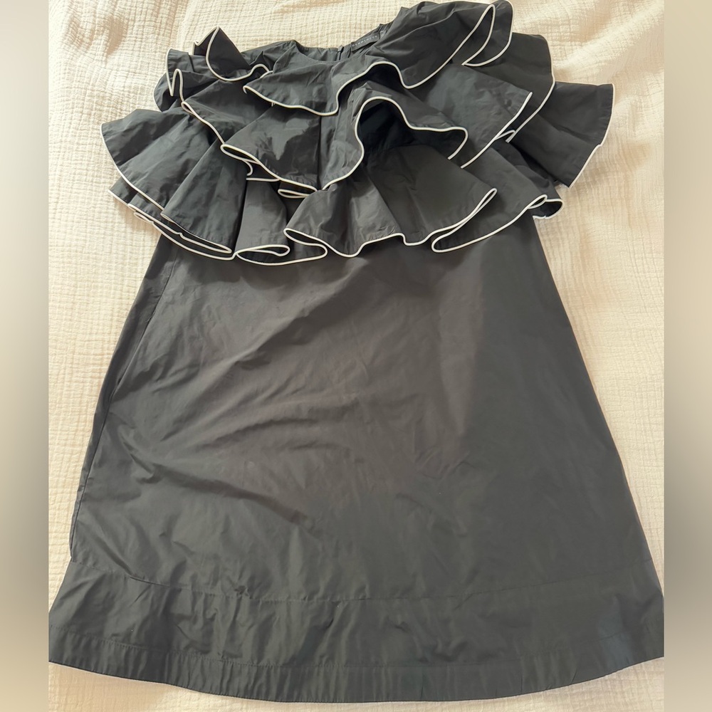 Mummy Moon black ruffled dress